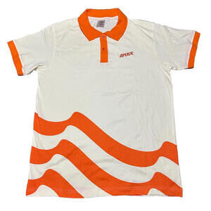 Aperol Spritz Men XL Collared Tennis US Open Polo Shirt Promo Orange Button